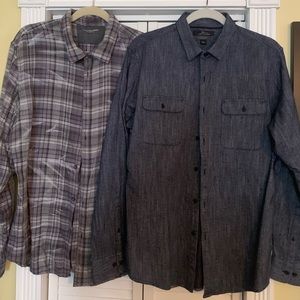 Bundle of 2 Men’s Shirts EUC Size L